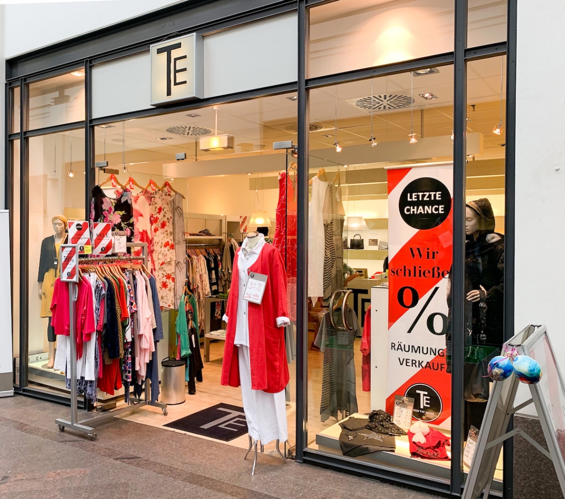 TE-Mode in der Königpassage schließt | Lübeck Places